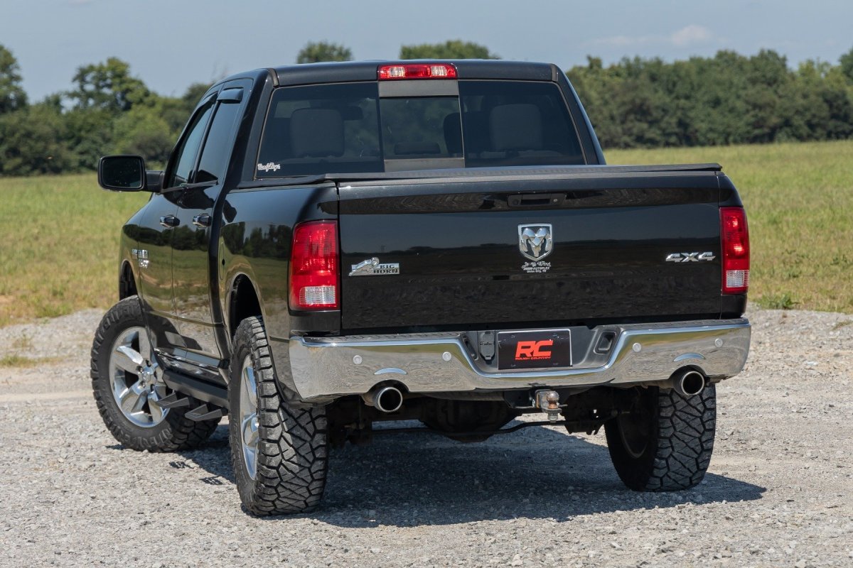 Ram 3500 Step - Rough Country - SRL2 Adjustable Aluminum - Black - '11-'18